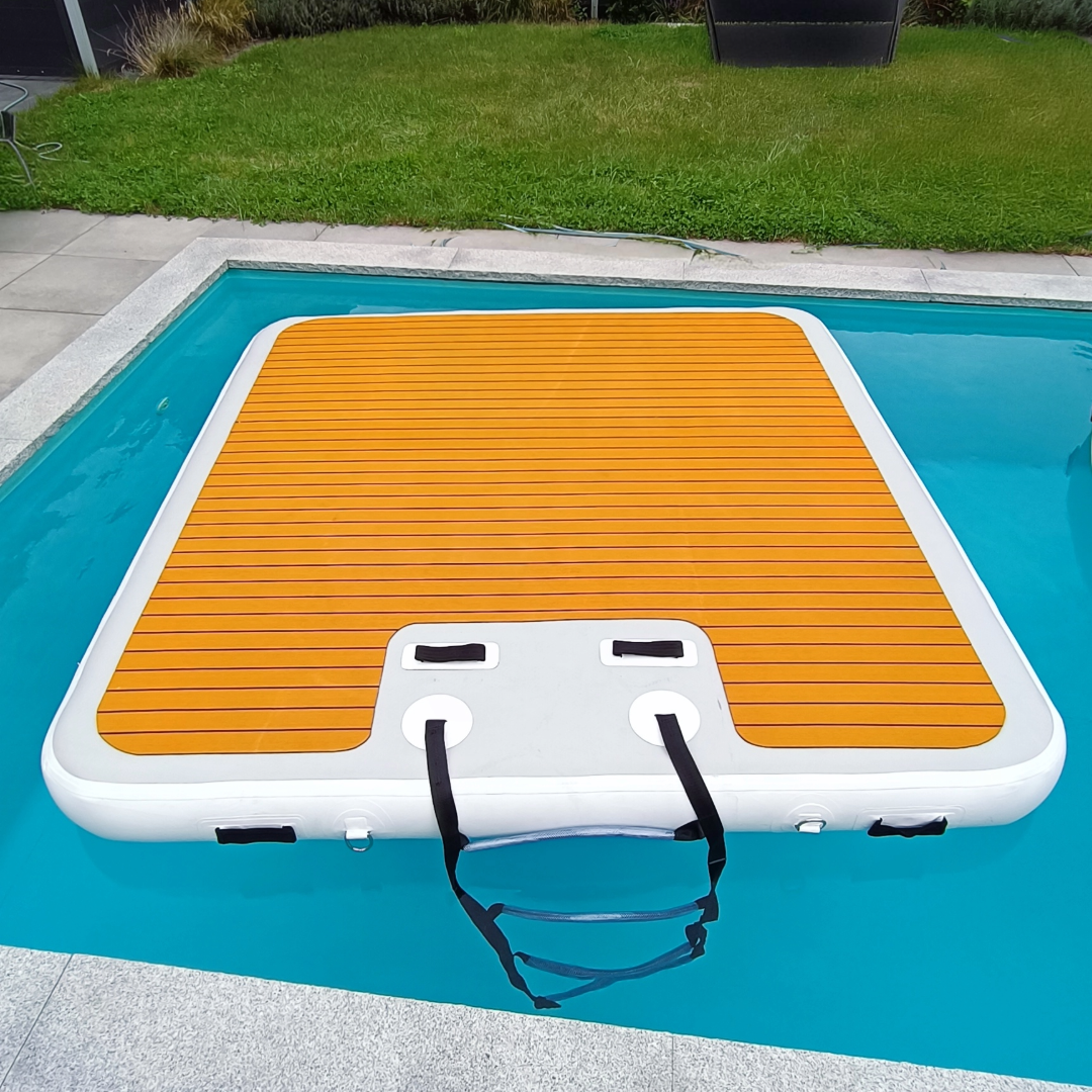 #3 BalaFloat napihljiva kopalna platforma, plavajoča platforma, plavalni otok, kopalni otok 2 m x 2 m