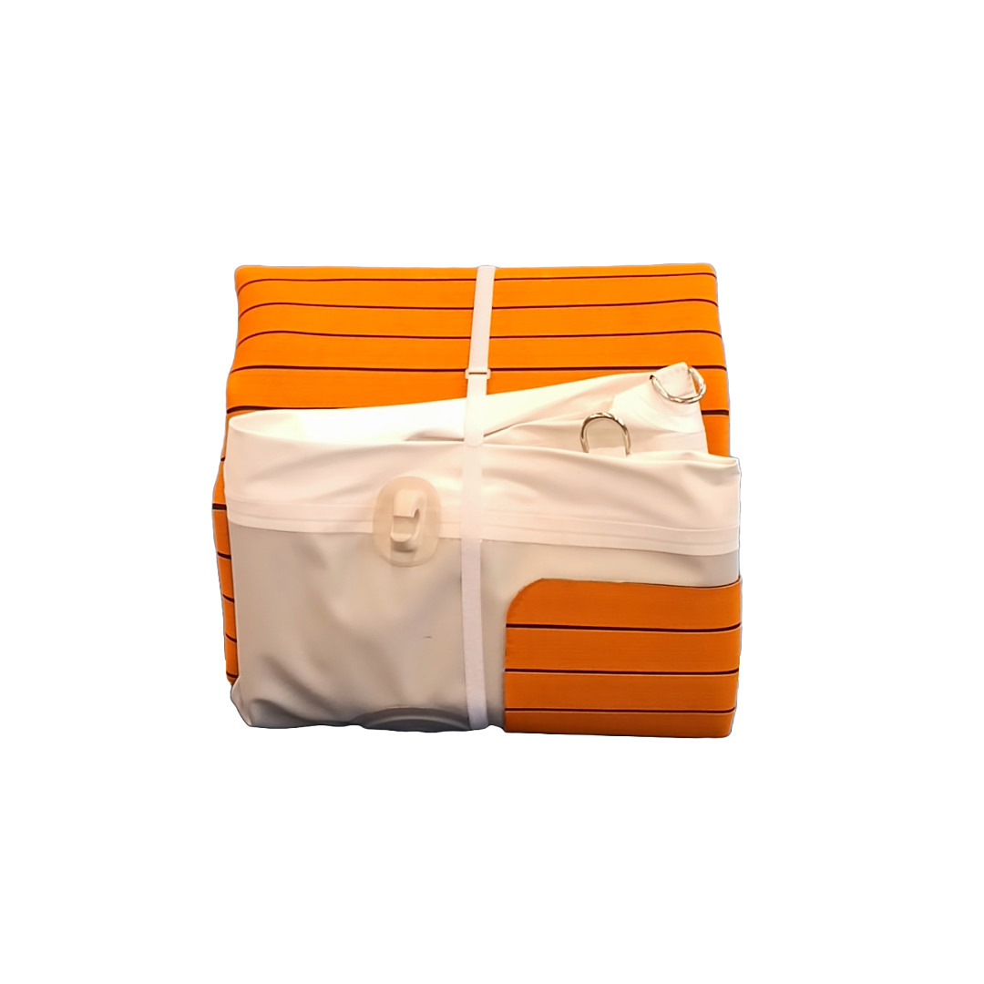 #1.2 BalatonFloat Felfújható fürdőplatform úszóstég úszósziget 4 m x 2 m x 0,2 m