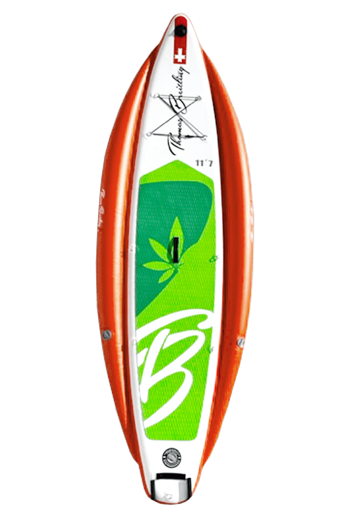 GoGreen Wide paddle board with supporter 11,7″ Thomas Breitling