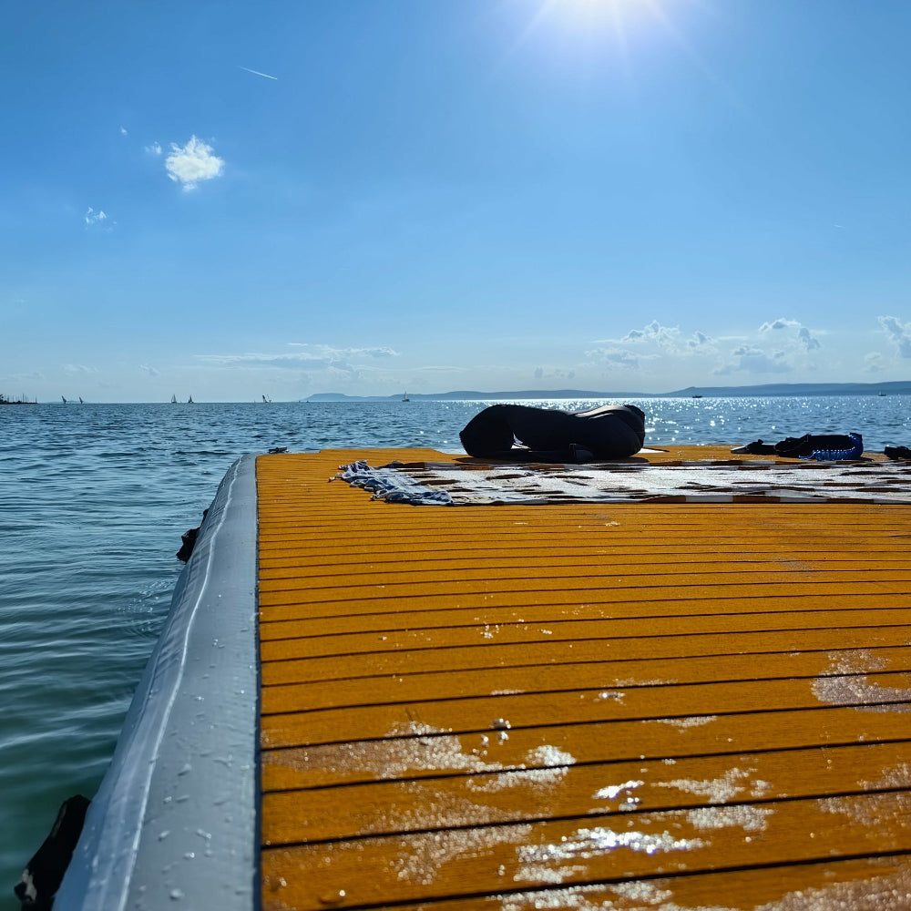 BalatonFloat felfújható úszóplatform 4×2 m – Napi bérlés (Balaton)