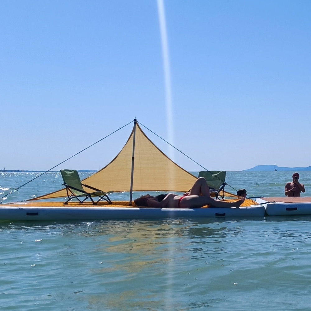 3 napos bérlés: BalatonFloat (4×2 m) – a saját szigeted a vízen