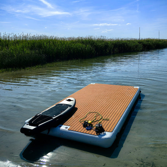 Vízi élménycsomag – 1 Jetboard és 1 úszóplatform (4×2 m) bérlés 1 napra