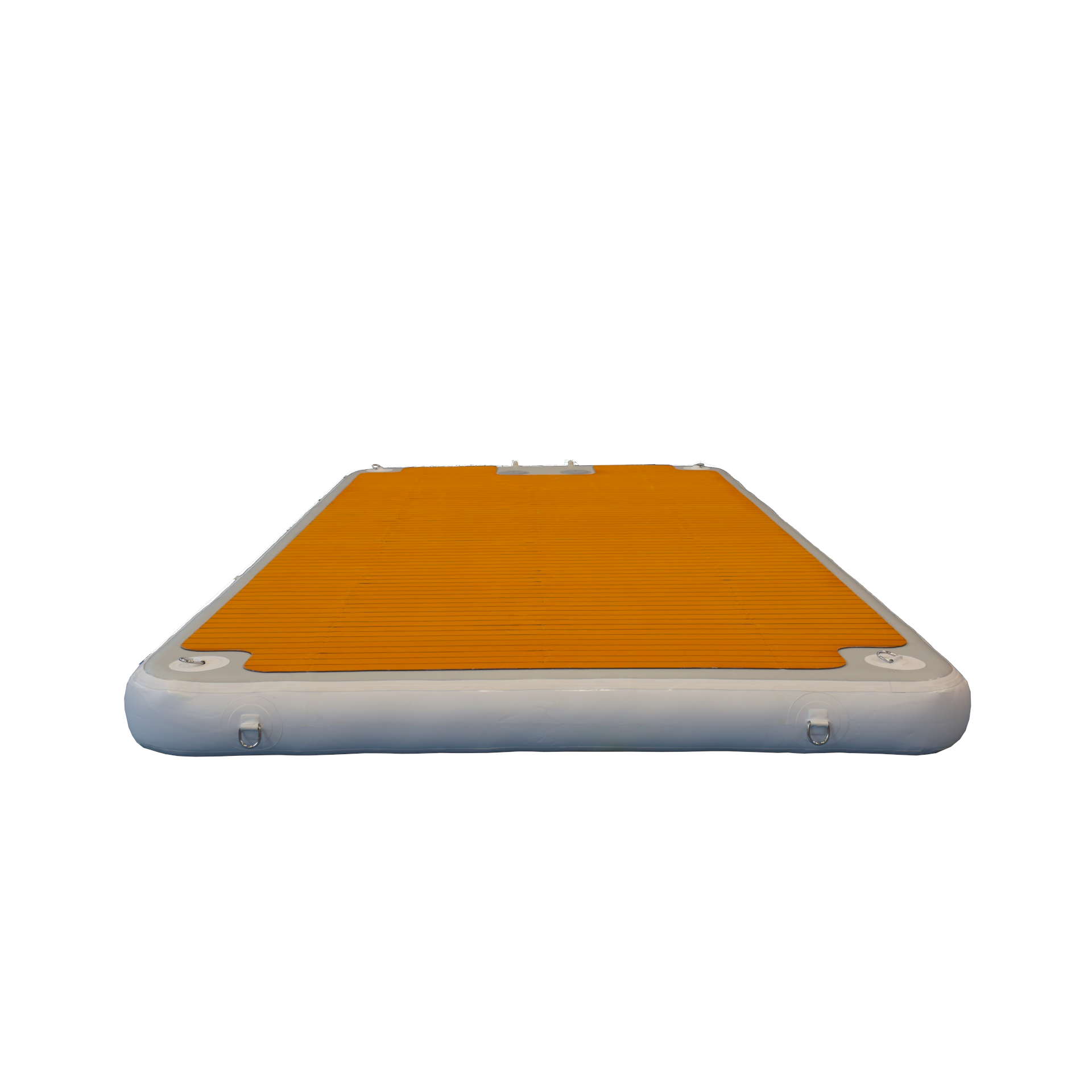 BalatonFloat 4x2 Meter - Fürdőplatform, úszóstég, úszósziget, opcionális tartóval fürdőlétrához vagy TEMO 450 elektromotorhoz.