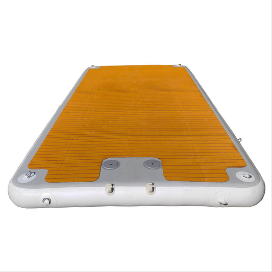#1.2 BalaFloat aufblasbare Badeplattform Schwimmplattform Schwimminsel Badeinsel 4 m x 2 m x 0,2 m