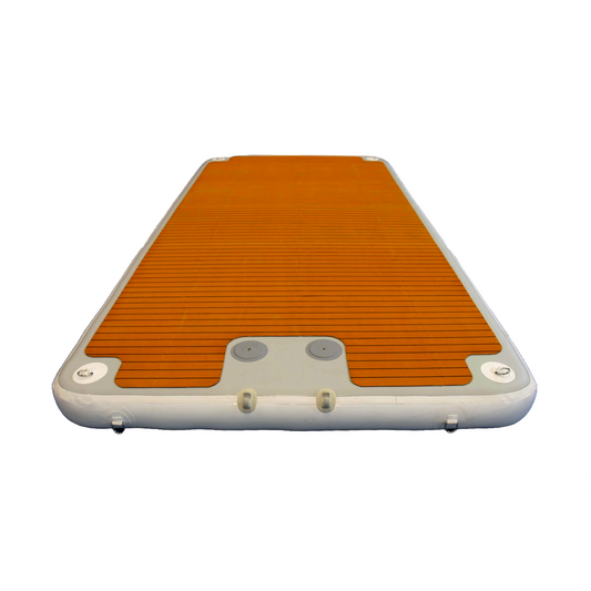 BalatonFloat 4x2 Meter - Fürdőplatform, úszóstég, úszósziget, opcionális tartóval fürdőlétrához vagy TEMO 450 elektromotorhoz.