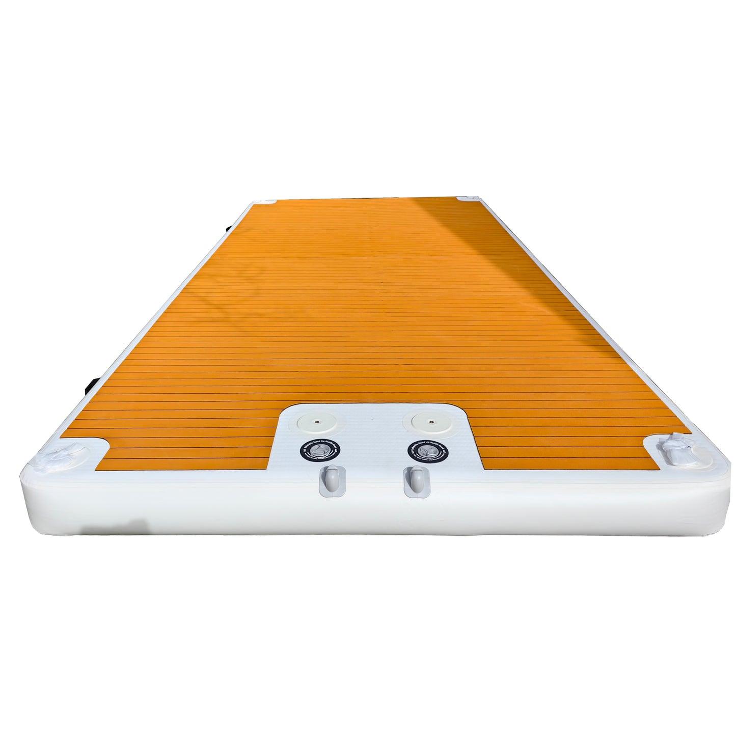 BalatonFloat 4x2 Meter - Fürdőplatform, úszóstég, úszósziget, opcionális tartóval fürdőlétrához vagy TEMO 450 elektromotorhoz.